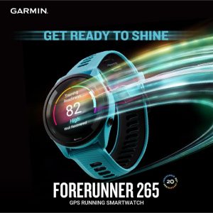 Garmin Forerunner 265 – AMOLED GPS Smartwatch | Garansi Resmi TAM 2 Tahun