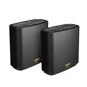 ASUS ZenWiFi AX XT8-Black (2 Pack) AX6600 Tri-Band Mesh WiFi 6