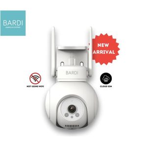 BARDI Smart IP Camera Outdoor PTZ with Cloud SIM CCTV Tanpa WiFi Praktis dan Canggih