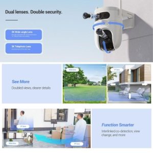 Review Lengkap Ezviz H9c Dual Lens 3K CCTV dengan Dua Lensa Super Jernih