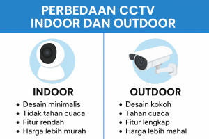 Perbedaan CCTV Indoor dan Outdoor untuk Keamanan Rumah