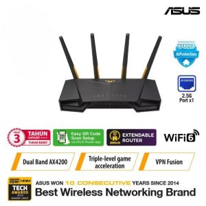 Router ASUS TUF GAMING AX4200 Dual Band WiFi 6