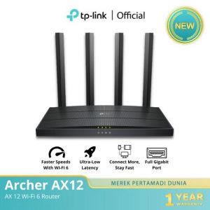 TP-Link Archer AX12 WiFi 6 Router AX1500 Dual-Band Gigabit Access Point
