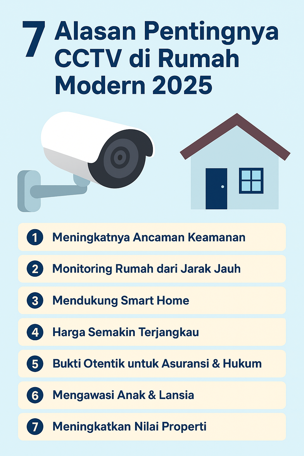 7 Alasan Mengapa CCTV Penting untuk Rumah Modern di 2025